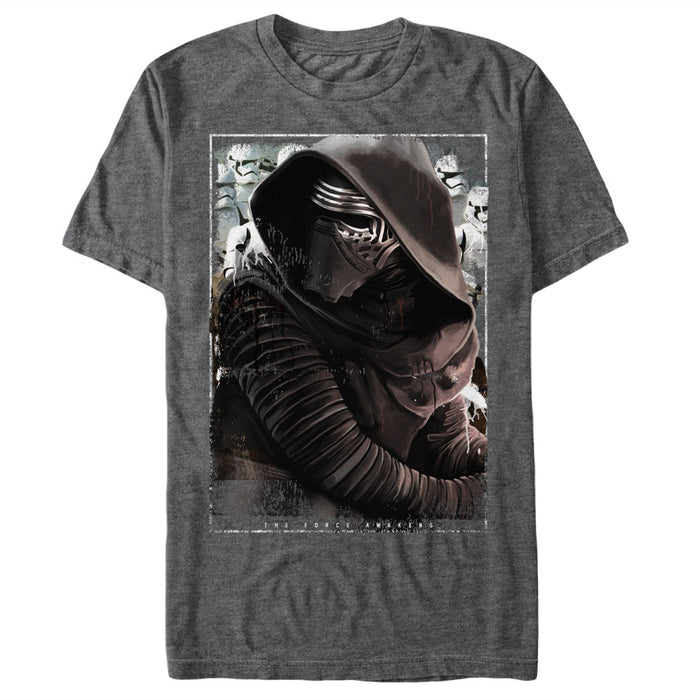fifth sun Men's Star Wars The Force Awakens Kylo Ren Rectangle T-Shirt