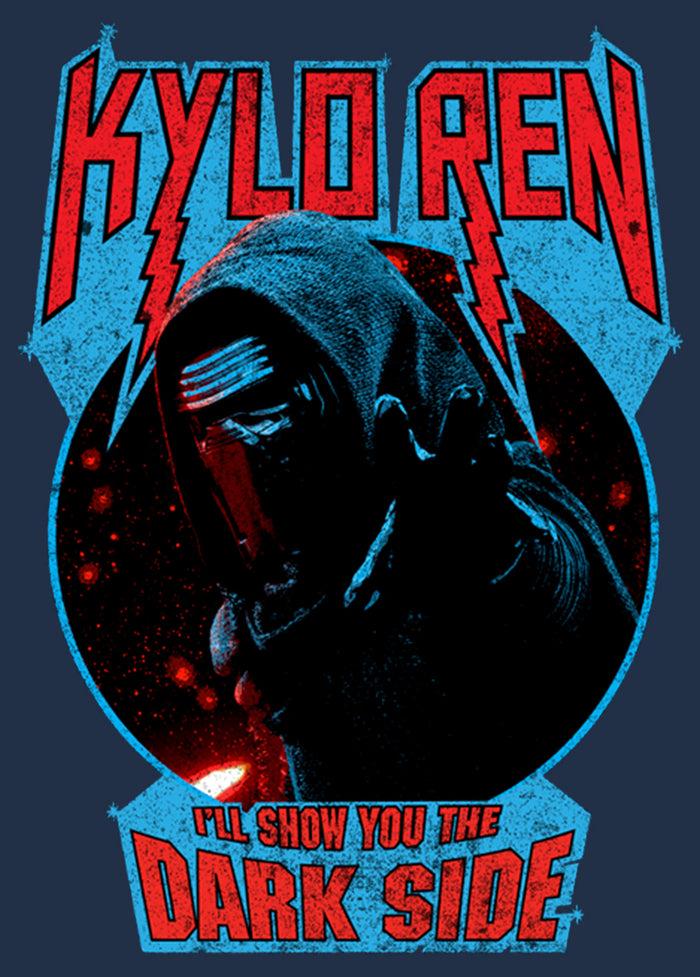 Fifth Sun Men's Star Wars The Force Awakens Kylo Ren Show Dark Side Long Sleeve Shirt