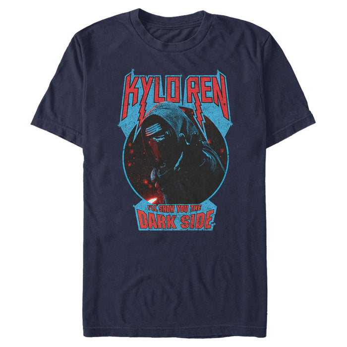 fifth sun Men's Star Wars The Force Awakens Kylo Ren Show Dark Side T-Shirt