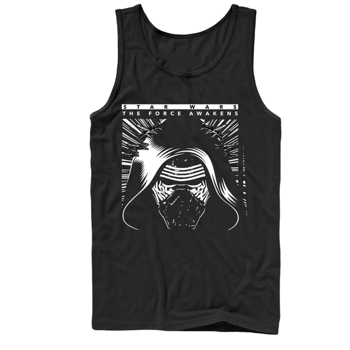 fifth sun Men's Star Wars The Force Awakens Kylo Ren X-Wings Tank Top