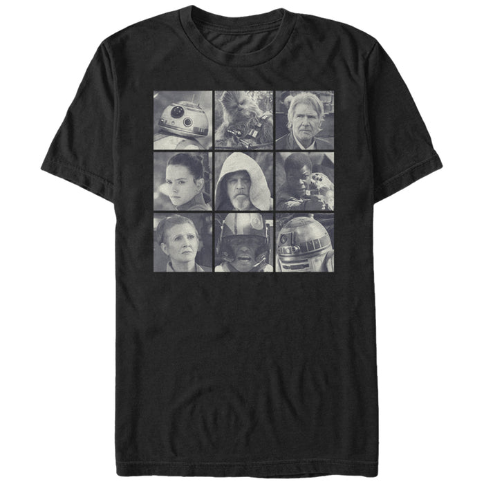 fifth sun Men's Star Wars The Force Awakens Rebel Heroes T-Shirt