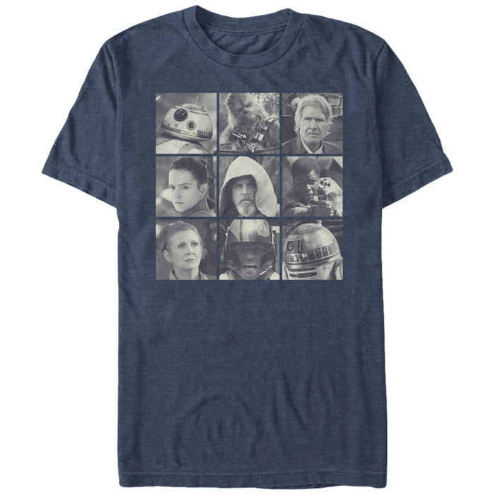 fifth sun Men's Star Wars The Force Awakens Rebel Heroes T-Shirt
