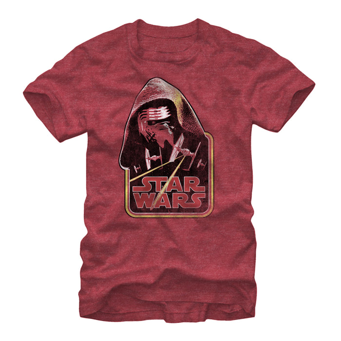 fifth sun Men's Star Wars The Force Awakens Retro Kylo Ren T-Shirt