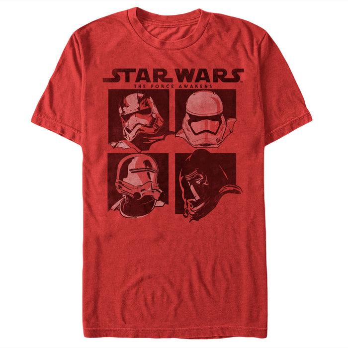 fifth sun Men's Star Wars The Force Awakens Stormtroopers and Kylo Ren T-Shirt