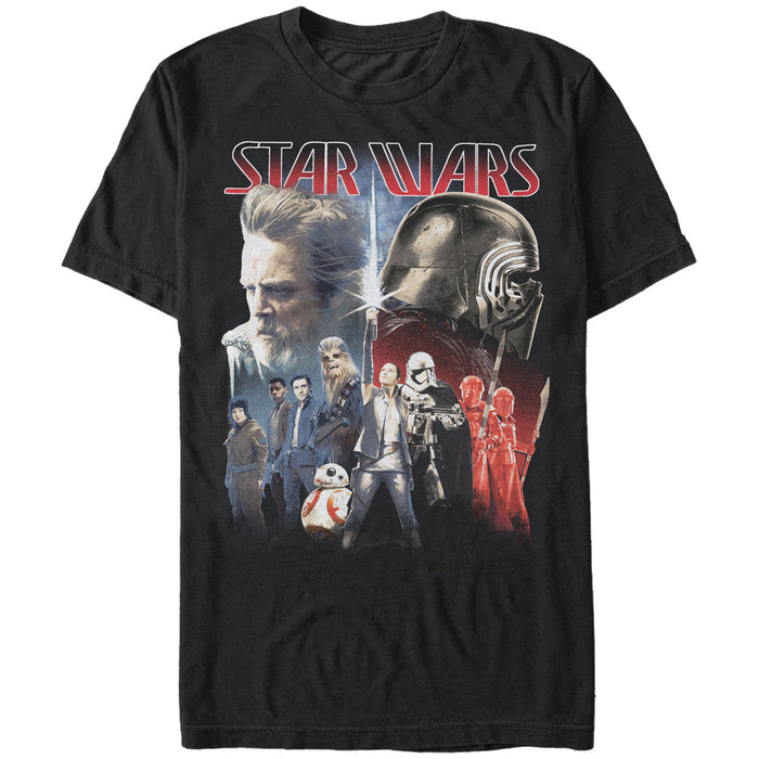 fifth sun Men's Star Wars The Last Jedi Balance T-Shirt