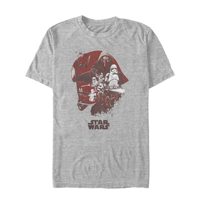 fifth sun Men's Star Wars The Last Jedi Captain Phasma Helmet T-Shirt