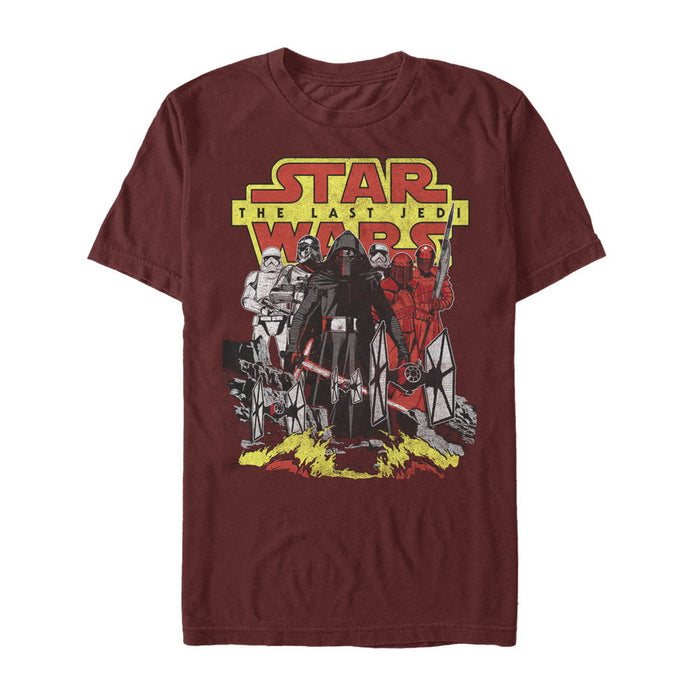 fifth sun Men's Star Wars The Last Jedi First Order Defense T-Shirt