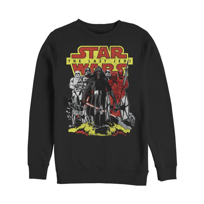 fifth sun Men's Star Wars The Last Jedi First Order Defense Sweatshirt
