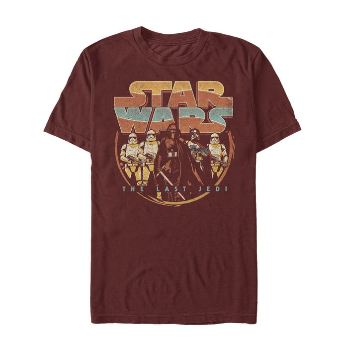 fifth sun Men's Star Wars The Last Jedi First Order Retro T-Shirt