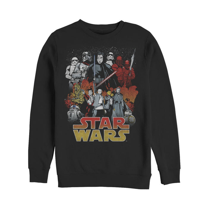 fifth sun Men's Star Wars The Last Jedi Good and Evil Sweatshirt