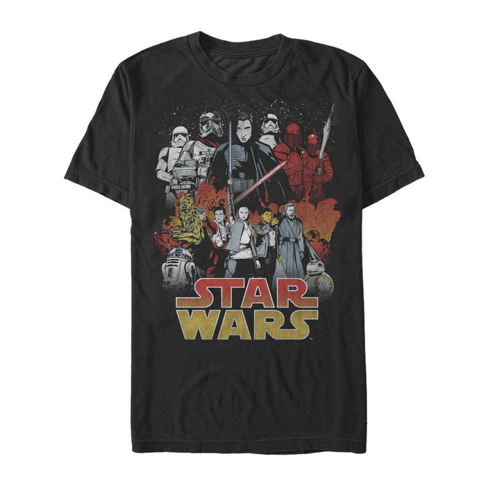 fifth sun Men's Star Wars The Last Jedi Good and Evil T-Shirt