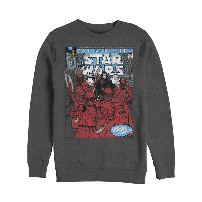fifth sun Men's Star Wars The Last Jedi Guard Comic Cover Sweatshirt