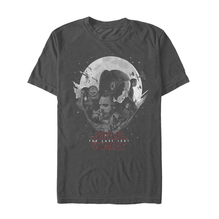 fifth sun Men's Star Wars The Last Jedi Planet Logo T-Shirt