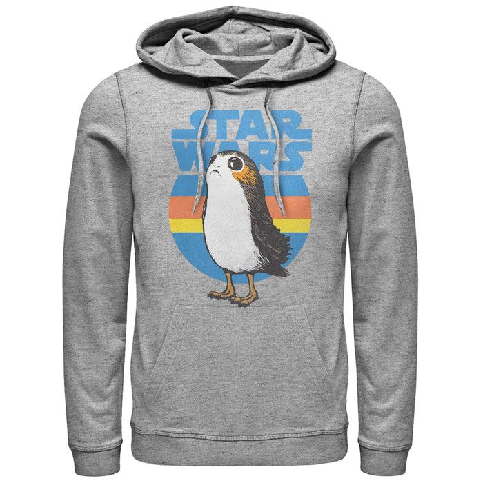 fifth sun Men's Star Wars The Last Jedi Retro Porg Pull Over Hoodie