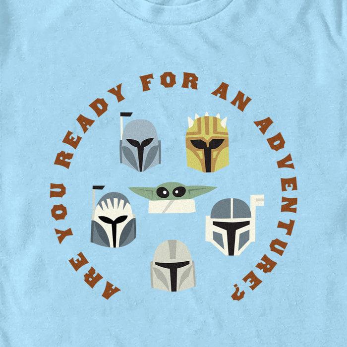 Fifth Sun Men's Star Wars: The Mandalorian Are You Ready For An Adventure? T-Shirt