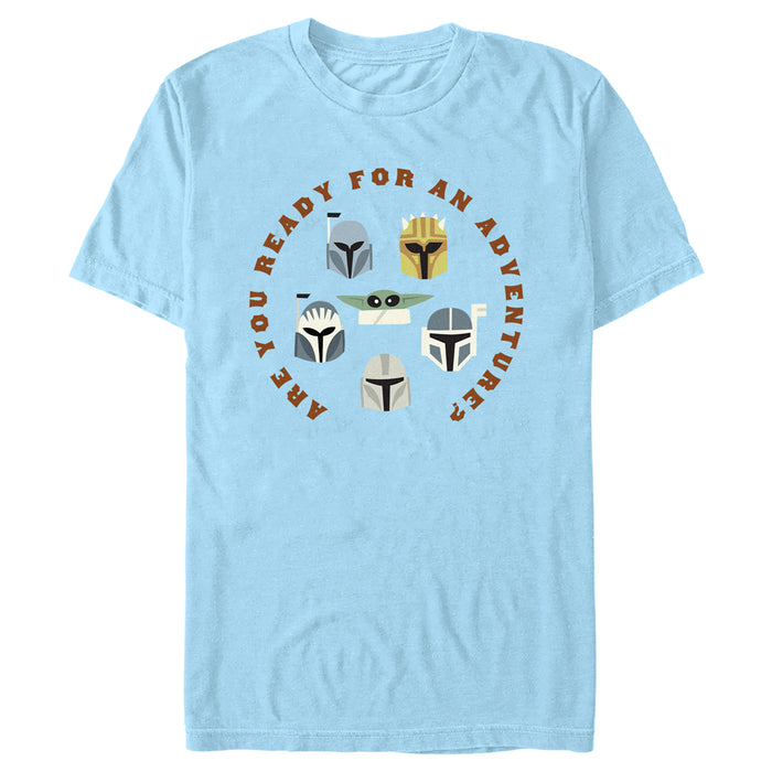 fifth sun Men's Star Wars: The Mandalorian Are You Ready for an Adventure? T-Shirt