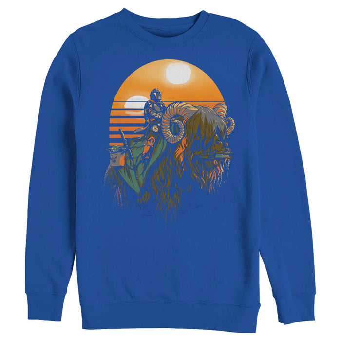 fifth sun Men's Star Wars: The Mandalorian Bantha Riders Sweatshirt