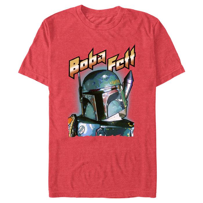 fifth sun Men's Star Wars: The Mandalorian Boba Fett Portrait T-Shirt