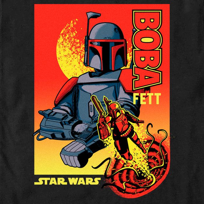 Fifth Sun Men's Star Wars: The Mandalorian Boba Fett Sarlacc Escape T-Shirt