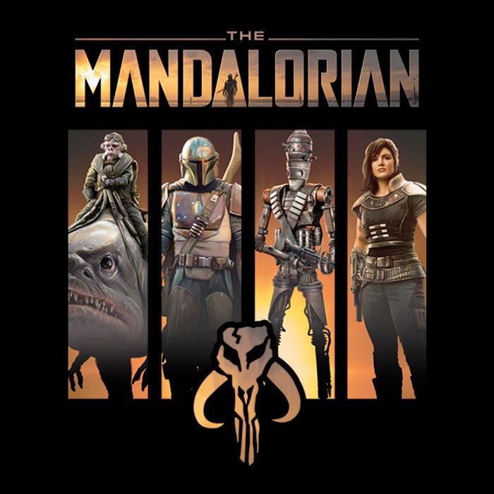 Fifth Sun Men's Star Wars: The Mandalorian Character Panel T-Shirt