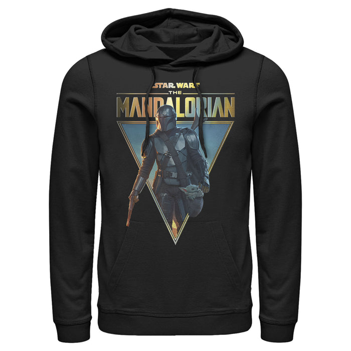 fifth sun Men's Star Wars: The Mandalorian Clan of Two Pull Over Hoodie