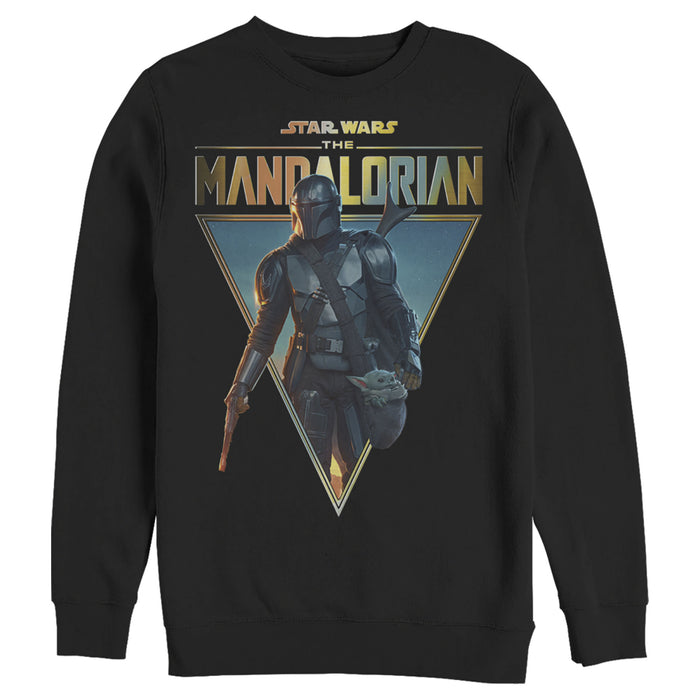 fifth sun Men's Star Wars: The Mandalorian Clan of Two Sweatshirt