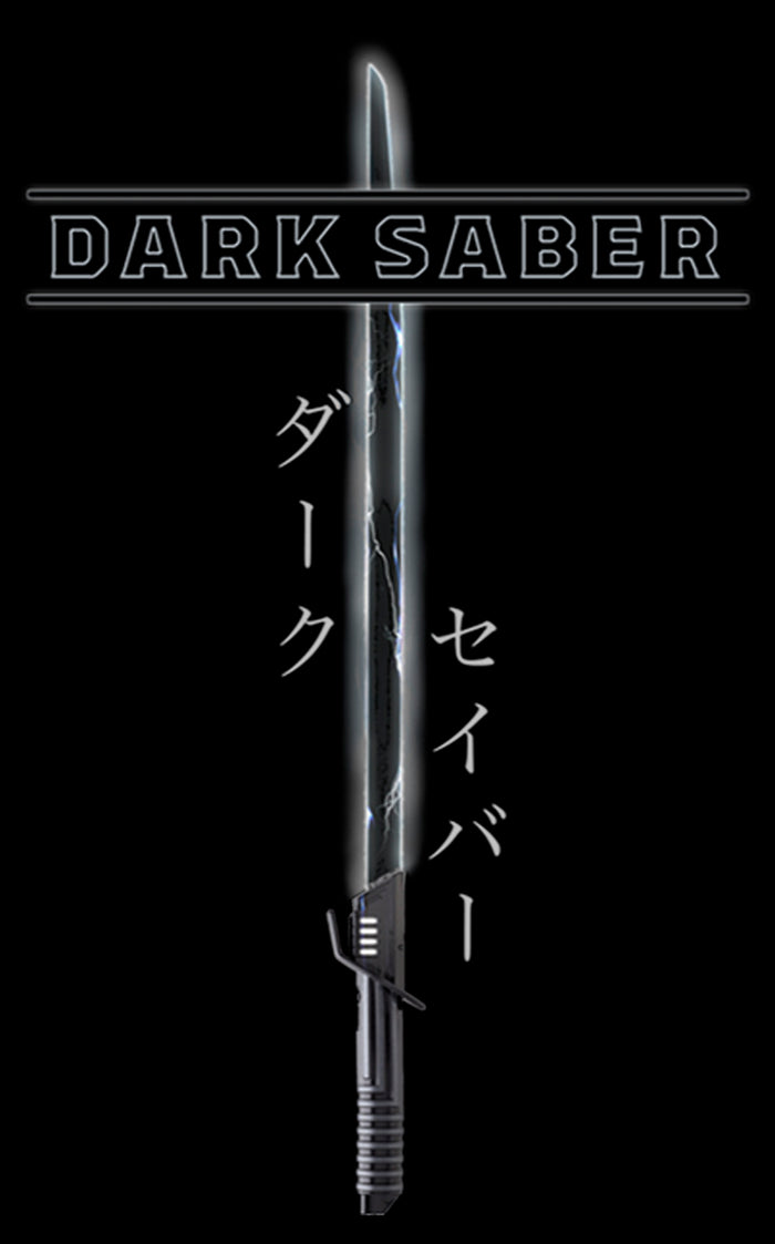 Fifth Sun Men's Star Wars: The Mandalorian Darksaber Katakana Pull Over Hoodie