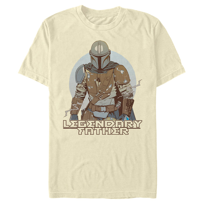Fifth Sun Men's Star Wars: The Mandalorian Din Djarin And Grogu Legendary Dad T-Shirt