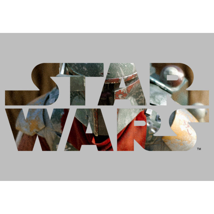 Fifth Sun Men's Star Wars: The Mandalorian Din Djarin Star Wars Logo T-Shirt