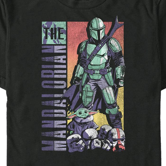Fifth Sun Men's Star Wars: The Mandalorian Distressed Fallen Troopers T-Shirt