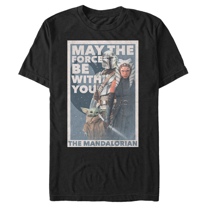 fifth sun Men's Star Wars: The Mandalorian Force of Ancient Enemies T-Shirt