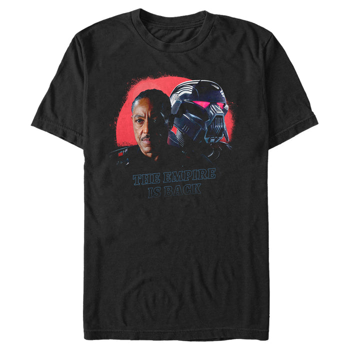 fifth sun Men's Star Wars: The Mandalorian Gideon Empire Is Back T-Shirt