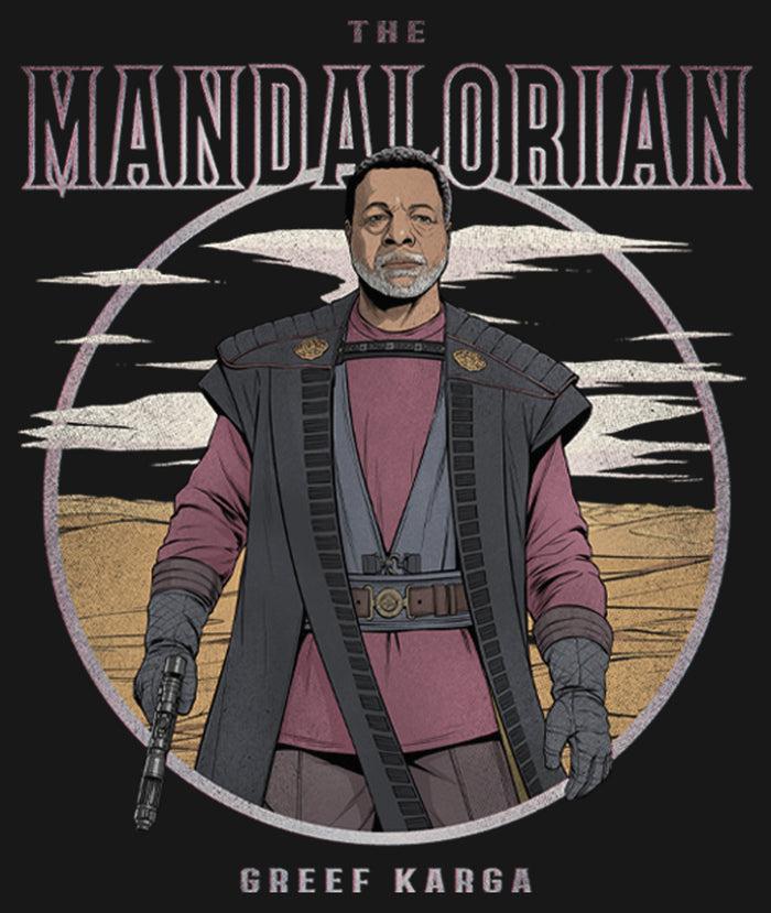 Fifth Sun Men's Star Wars: The Mandalorian Greef Karga Portrait Long Sleeve Shirt