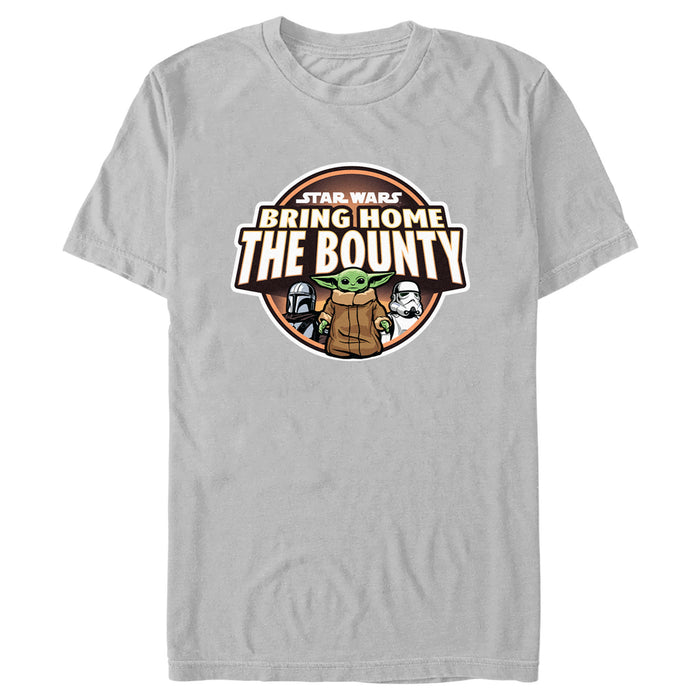 fifth sun Men's Star Wars: The Mandalorian Grogu Bounty T-Shirt