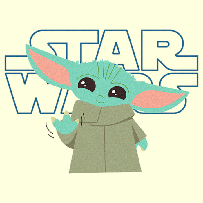 Fifth Sun Men's Star Wars: The Mandalorian Grogu Classic Logo T-Shirt