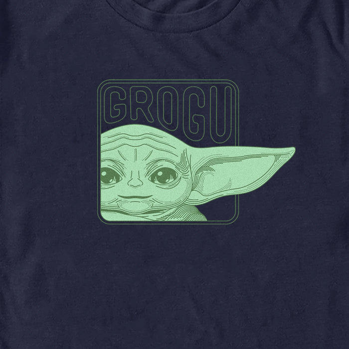Fifth Sun Men's Star Wars: The Mandalorian Grogu Ear Logo T-Shirt