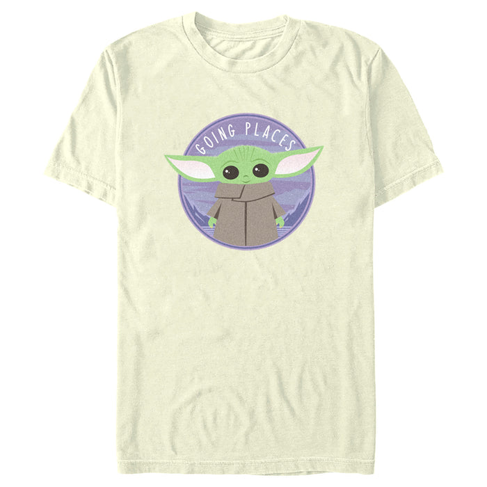 fifth sun Men's Star Wars: The Mandalorian Grogu Going Places T-Shirt