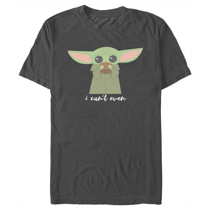 fifth sun Men's Star Wars: The Mandalorian Grogu I Can't Even T-Shirt