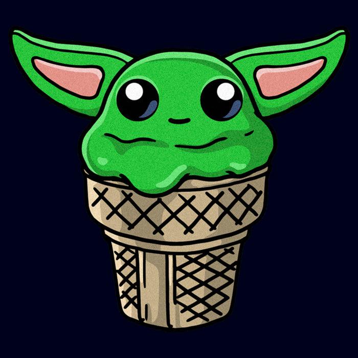 Fifth Sun Men's Star Wars: The Mandalorian Grogu Ice Cream Cone T-Shirt