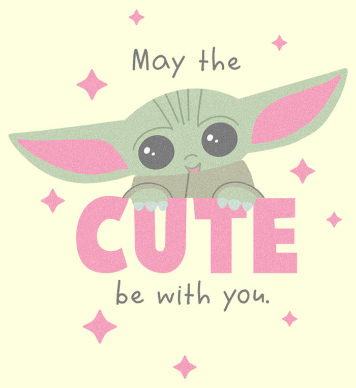 Fifth Sun Men's Star Wars: The Mandalorian Grogu May The Cute Be With You T-Shirt