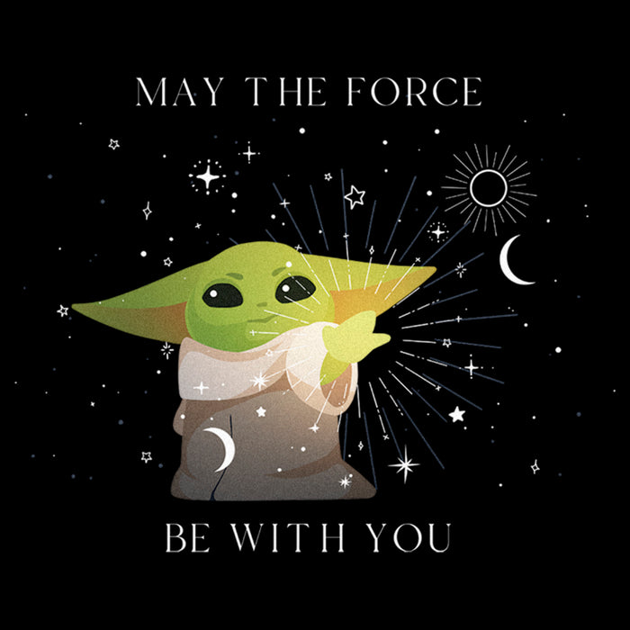 Fifth Sun Men's Star Wars: The Mandalorian Grogu May The Force Be With You Celestial T-Shirt