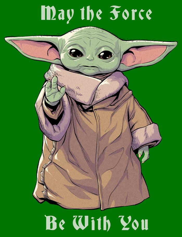 Fifth Sun Men's Star Wars: The Mandalorian Grogu May The Force Be With You T-Shirt