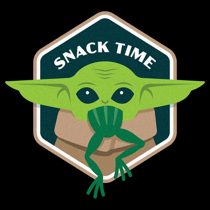 Fifth Sun Men's Star Wars: The Mandalorian Grogu Snack Time Frog T-Shirt