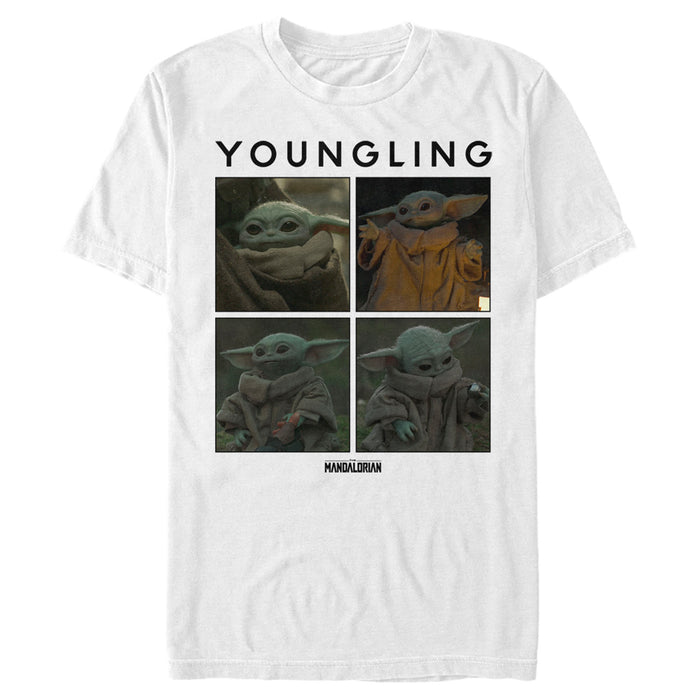fifth sun Men's Star Wars: The Mandalorian Grogu the Youngling T-Shirt