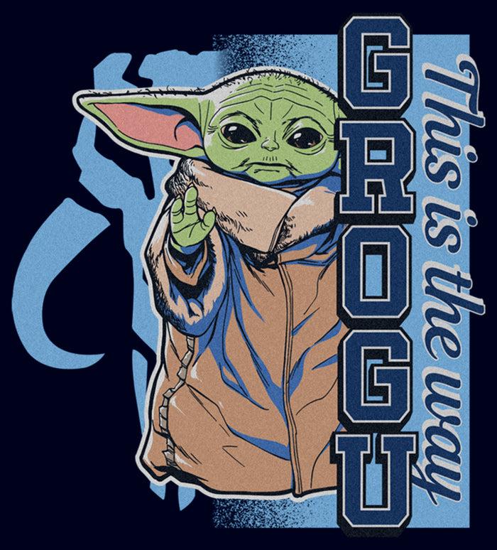 Fifth Sun Men's Star Wars: The Mandalorian Grogu This Is The Way Poster T-Shirt