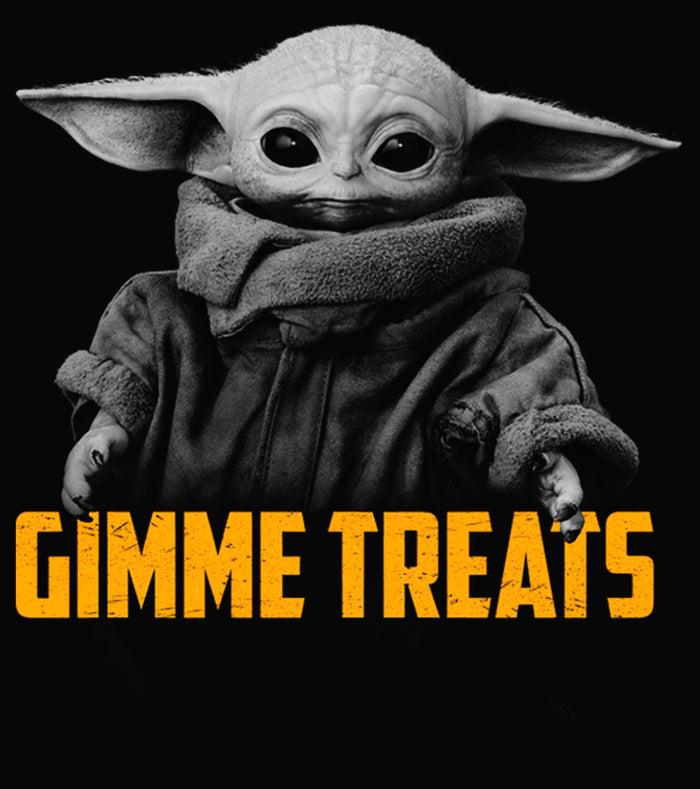 Fifth Sun Men's Star Wars: The Mandalorian Halloween Grogu Gimme Treats T-Shirt