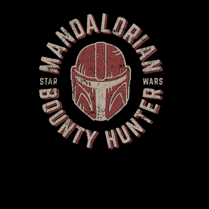 Fifth Sun Men's Star Wars: The Mandalorian Helmet Stamp Pull Over Hoodie