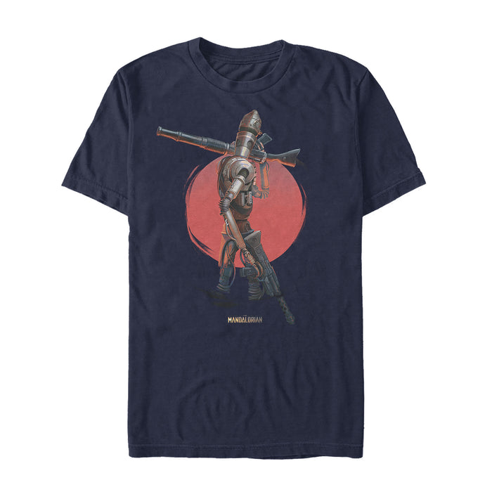 fifth sun Men's Star Wars: The Mandalorian IG-11 Dusty Sunset T-Shirt