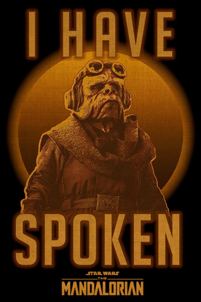 Fifth Sun Men's Star Wars: The Mandalorian Kuiil I Have Spoken T-Shirt
