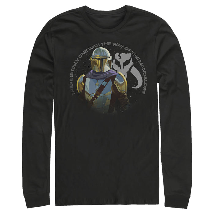 fifth sun Men's Star Wars: The Mandalorian Mandalore Way Long Sleeve Shirt